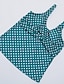 abordables Tankini-maillot de bain tankini femme à pois slim noir bleu marine maillots de bain maillots de bain / soutiens-gorge rembourrés
