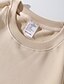 billige Dametøj-Dame Vanlig bluse ikke-udskrivning Daglig Basale Hættetrøjer Sweatshirts Kakifarvet Grøn Hvid