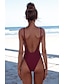cheap One-Pieces-Elegant One Piece Women&#039;s Monokini with Tummy Control