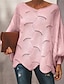 cheap Sweaters &amp; Cardigans-Women&#039;s Stylish Solid Knit Pullover Sweater