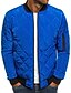 abordables All Sale-Homme Manteau d&#039;hiver Doudoune Bomber Coupe Vent Chaud Hiver Couleur unie Bleu marine Rouge vin Vert militaire Noir Doudoune