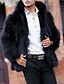 cheap Sale-Men&#039;s Thermal Winter Jacket with Faux Fur Trim