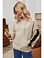 cheap Hoodies &amp; Sweatshirts-Women&#039;s Plain Pullover Ladies Casual Hoodies Sweatshirts  Khaki