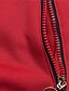 preiswerte Damen Jacken-Damen Jacke Herbst Winter Strasse Täglich Valentinstag Standard Mantel warm halten Atmungsaktiv Regular Fit Alltag Jacken Langarm Voller Reißverschluss Tasche Farbblock Grün Rote