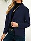 cheap Blazers-Women&#039;s Blazer Quilted Regular Coat Black Blue Pink Army Green Beige Daily Casual Open Front Fall V Neck Regular Fit S M L XL XXL / Warm / Solid Color