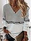 cheap Hoodies &amp; Sweatshirts-Women&#039;s Letter Sweatshirt Print 3D Print Daily Sports Streetwear Sportswear Casual Hoodies Sweatshirts  Gray