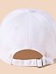 preiswerte Hüte-Damen Baseball Kappe Stickerei Alltagskleidung Draussen Weiß Gänseblümchen Buchstabe Hut / Frühling / Sommer