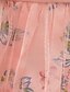 economico Completi per ragazze-Bambino Da ragazza Completo Manica lunga 2 pezzi Verde Rosa Rosso Increspato Stampa Stampa Informale Giornaliero Cotone Standard Essenziale stile sveglio 2-8 anni Maxi / Inverno