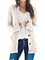 cheap Sweaters &amp; Cardigans-Women&#039;s Regular Fit Chunky Knitted Cardigan Sweater