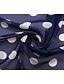 abordables Vestidos Maxi-Mujer vestido largo vestido largo Vestido de Columpio Verde Trébol Azul Marino Manga 3/4 más alto bajo Estampado A Lunares Escote en Pico Invierno Otoño caliente Elegante Casual 2022 M L XL XXL 3XL