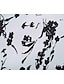 abordables Vestidos de Nochevieja-Mujer Vestido hasta la Rodilla Vestido de una línea Blanco Sin Mangas Lazo Estampado Floral Escote Redondo Primavera Verano Fiesta Vintage 2022 S M L XL XXL / Delgado