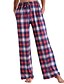 cheap Sleep &amp; Lounge-Women&#039;s Pajamas Pants Pjs Grid / Plaid Fashion Comfort Sweet Party Home Christmas Cotton Long Pant Pant Summer Spring Light Pink Black