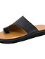 billige Women&#039;s Slippers &amp; Flip-Flops-Dame Sandaler Flate sandaler Ortopediske sandaler Bunion-sandaler Utendørs tøfler utendørs Daglig Strand Helfarge Leopard Sommer Flat hæl Åpen Tå Fritid minimalisme PU Lær Fuskelær Tøfler Kamel Svart