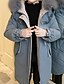 abordables Vestes &amp; Manteaux pour Filles-Duvet Manteau Enfants Fille Manches Longues Bleu Gris Poche Plein Plein Air Vacances Coton Actif basique 3-12 ans / L&#039;autume / L&#039;hiver