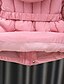 abordables Chaquetas y Abrigos para Niña-Bebé Chica Plumón Abrigo Manga Larga Rosa Rojo Negro Plano Nudo de corbata Otoño Invierno Activo Calle 2-6 años / Algodón