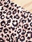 cheap Girls&#039; Clothing Sets-Kids Girls&#039; Clothing Set Long Sleeve 2 Pieces Brown Print Print Heart Leopard Outdoor Cotton Regular Basic Sweet 2-8 Years / Fall / Spring