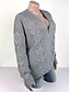 cheap Sweaters &amp; Cardigans-Women&#039;s Casual Solid Knitted Cardigan with Hood