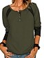 preiswerte T-shirts-Damen Gestreift Farbblock Täglich Ausgehen Langarm Lustiges T-Shirt Quadratischer Ausschnitt Vintage Oberteile Schwarz Grau Rosa S