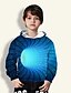 cheap Boys&#039; Hoodies &amp; Sweatshirts-Kids Boys Hoodie Pullover Optical Illusion Keep Warm Long Sleeve 3D Print  White Green Purple Children Tops Fall Spring Active Daily 3-12 Years
