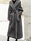 cheap Coats &amp; Trench Coats-Women&#039;s Coat Teddy Coat Sherpa jacket Quilted Long Coat Black Blue Gray Pink Army Green Daily Casual Open Front Fall Turndown Regular Fit S M L XL XXL 3XL