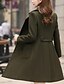 cheap Coats &amp; Trench Coats-Women&#039;s Pea Coat Long Coat Duble Breasted Lapel Winter Coat Warm Windproof Trench Coat Slim Fit Elegant Casual Jacket Long Sleeve Outerwear