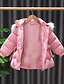 cheap Girls&#039; Jackets &amp; Coats-Toddler Girls&#039; Down Coat Coat Long Sleeve Pink Red Black Plain Tie Knot Fall Winter Active Street 2-6 Years / Cotton