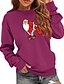 cheap Hoodies &amp; Sweatshirts-Women&#039;s Letter Pullover Print Casual Sports Weekend Sportswear Casual Hoodies Sweatshirts  Purple Black Gray