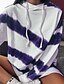 cheap Hoodies &amp; Sweatshirts-Women&#039;s Tie Dye Hoodie Sweatshirt Print 3D Print Casual Streetwear Active Streetwear Hoodies Sweatshirts  Blue Purple Coffee