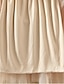abordables Skirts-Mujer Falda y Vestido Columpio faldas de trabajo tutú Midi Faldas Multi capa Tul Color sólido Fiesta Víspera de Todos los Santos Verano Organdí Elegante Princesa Tutús Albaricoque Negro Blanco Rosa
