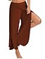 cheap Sleep &amp; Lounge-Women&#039;s Plus Size 1 PCS Loungewear Bottom Nighty Simple Comfort Sport Pure Color Polyester Home Street Airport Breathable Gift Long Pant Basic Elastic Waist Pant Spring Summer Green Black