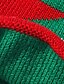 abordables Sombreros-Mujer Gorro / Slouchy De Punto Navidad Fiesta Uso Diario Rojo Bloque de color Árbol de Navidad Sombrero / Básico / Otoño / Invierno