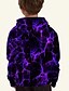 cheap Boys&#039; Hoodies &amp; Sweatshirts-Kids Boys&#039; Hoodie Pullover Long Sleeve Graphic 3D Print Purple Children Tops With Pocket  Active Basic Daily Top