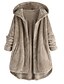 preiswerte Damenmäntel und Trenchcoats-Damen Mantel Teddy-Mantel Sherpa-Jacke Fleecejacke Herbst Winter Täglich Standard Mantel Regular Fit Casual Jacken Langarm Feste Farbe Weinrot Weiß Schwarz