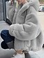 cheap Coats &amp; Trench Coats-Women&#039;s Coat Teddy Coat Fall Winter Daily Regular Coat Warm Regular Fit Casual Jacket Long Sleeve Quilted Print Solid Color Leopard Khaki Light Grey Beige