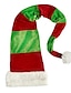 preiswerte Hüte-Damen Mütze / Slouchy Spleißen Weihnachten Party Alltagskleidung Rot Grün Streifen Hut / Grundlegend / Herbst / Winter