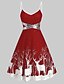 cheap Dresses-Women&#039;s Christmas Strap Dress Black Sequin Dress Knee Length Dress Green Black Red Sleeveless Animal Sequins Patchwork Print Spring Summer V Neck Hot Party
