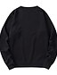 cheap Men&#039;s Clothing-Men&#039;s Hoodie Sweater Bishop Sleeve Pocket Round Neck Medium Spring &amp;  Fall Black Khaki LightBlue White