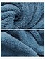 baratos Sherpa Jackets-Mulheres Casaco de pelúcia Com Cordão Zíper Clássico Tecido Com Capuz Primavera &amp; Outono Padrão Café Claro Azul Vermelho / Solto