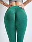 cheap Graphic Chic-Women&#039;s Ruched Butt Lifting Tights Leggings Full Length Pants Stretchy Gym Yoga Solid Colored High Waist 4 Way Stretch Comfort Skinny Blue Army Green Gray Green S M L