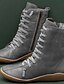 cheap Boots-Women&#039;s Boots Flat Heel Mid Calf Boots Booties Ankle Boots Casual Daily Winter Wine Gray Black