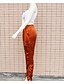 cheap Pants-Women&#039;s Fashion Hip-Hop Drawstring Pocket Chinos Full Length Pants Micro-elastic Casual Weekend Plain Mid Waist Comfort Brown S M L XL