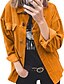 cheap Jackets-Women&#039;s Jacket Fall Spring Street Daily Valentine&#039;s Day Regular Coat Warm Regular Fit Casual Streetwear Jacket Long Sleeve Patchwork Solid Color Green Black Wine