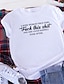 cheap Women&#039;s T-shirts-Women&#039;s T shirt Tee 100% Cotton Casual Daily Black Short Sleeve Basic Crew Neck Spring &amp; Summer