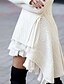 billige Sweater &amp; Cardigan Dresses-kvinders sweater kjole vinter kjole hvid kjole hvid langærmet ren farve blonder lagdelt plus høj lav vinter efterår rullekrave høj hals stilfuld elegant afslappet 2022 s m l xl xxl xxxl 4xl