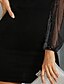 cheap Mini Dresses-Black Sequin Mini Sheath Dress for Women