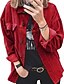 cheap Jackets-Women&#039;s Jacket Fall Spring Street Daily Valentine&#039;s Day Regular Coat Warm Regular Fit Casual Streetwear Jacket Long Sleeve Patchwork Solid Color Green Black Wine