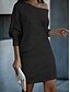 cheap Party Dresses-Elegant One Shoulder Sequin Shift Dress for Women