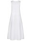 cheap All Sale-Women&#039;s Maxi long Dress A Line Dress White Blue Khaki Red Sleeveless Print Color Block Round Neck Spring Summer Stylish Casual Modern 2022 S M L XL XXL 3XL 4XL 5XL