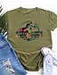 preiswerte T-shirts-Frauen Mutterschaft ist ein Spaziergang im Park T-Shirt Vintage Jurassic Dinosaurier Mutter Blumen Grafik T-Shirts Top Green XL