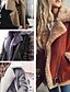 preiswerte Damenmode-Damen Jacke überdimensional Reißverschluss Klassisch Einfache Hemdkragen Frühling &amp; Herbst Regulär Dunkelrot Schwarz Grau